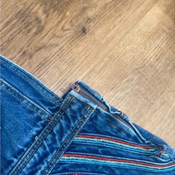 We The Free Chasing Rainbows Denim Overalls - Picture 5 of 10